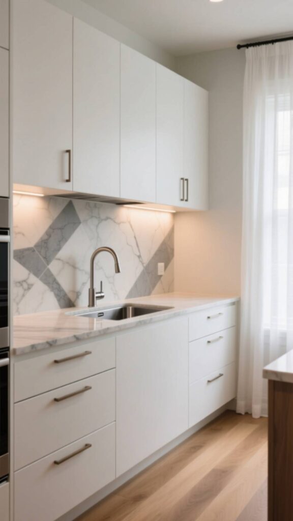 Modern Minimalist Backsplash