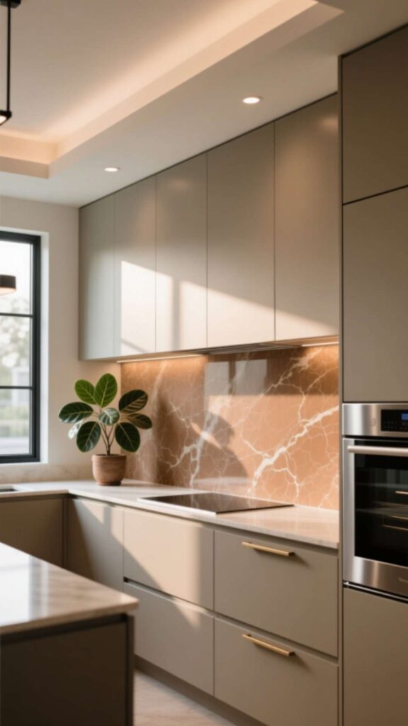 Full Slab Backsplash