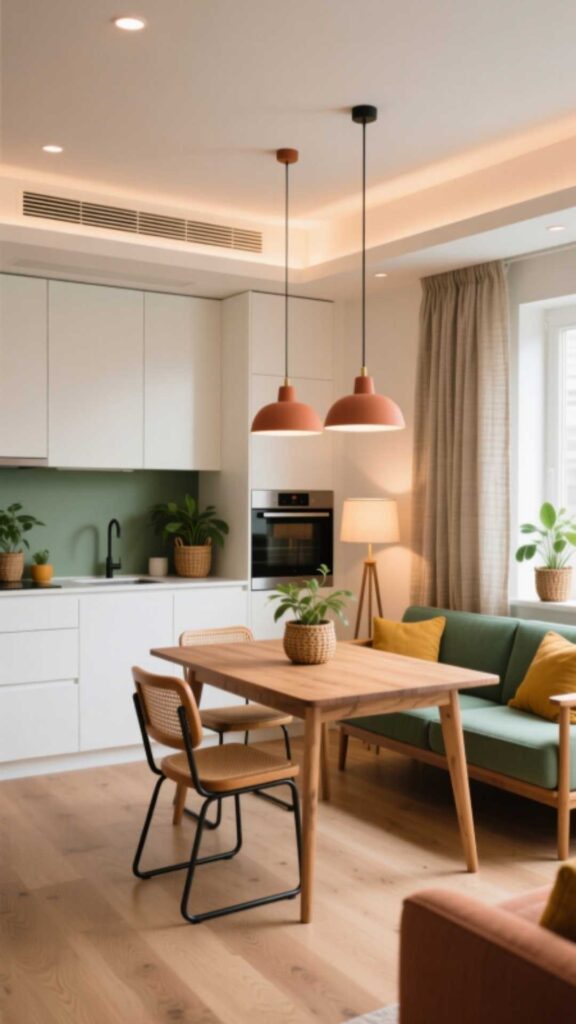 Wall-Mounted Dining Tables for Flexibility