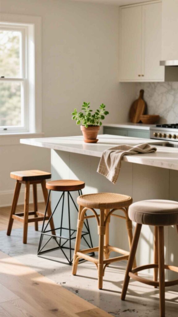 Mixing and Matching Stool Styles