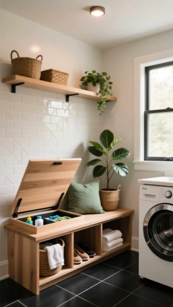 Bench Seating with Hidden Storage