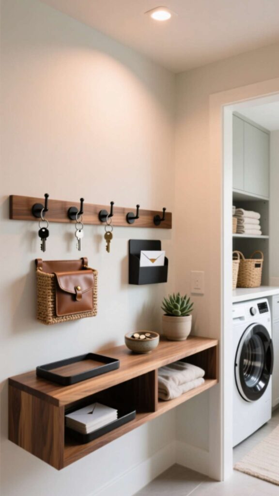 Drop Zone for Keys and Mail