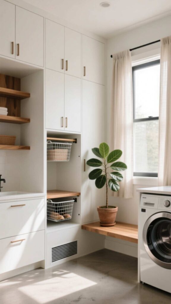 Built-In Cabinets for Clean Look