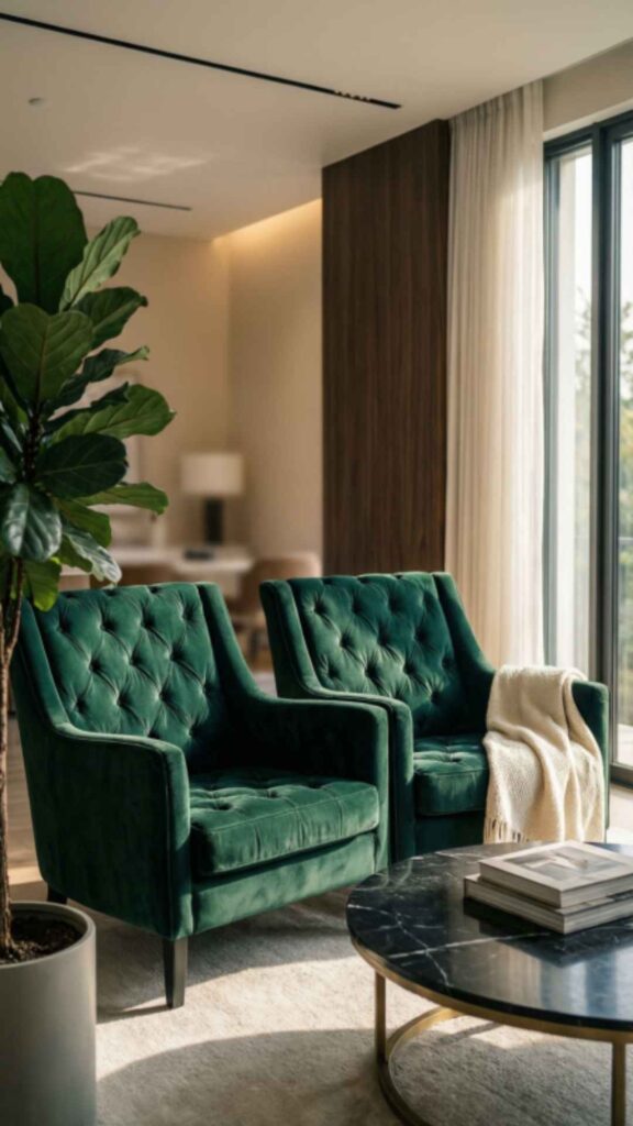 Tufted Chairs for a Textured Look