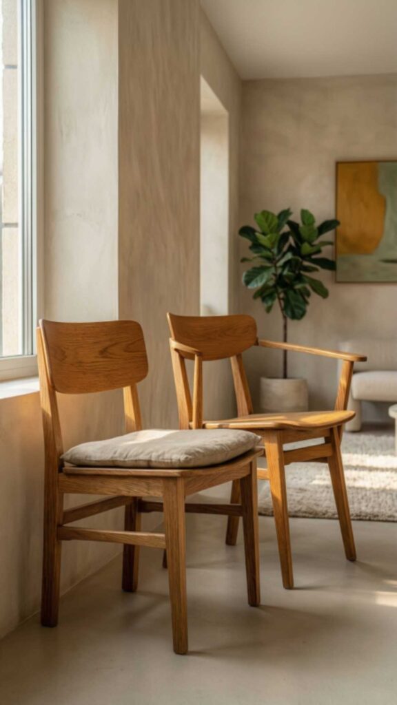 Wooden Chairs for Natural Warmth