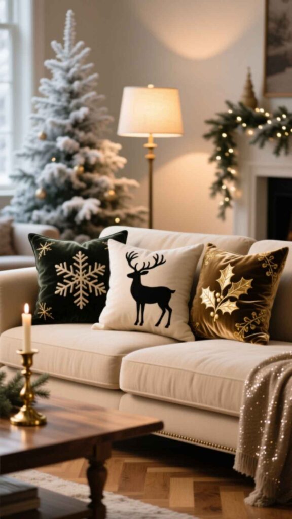 Holiday-Themed Throw Pillows