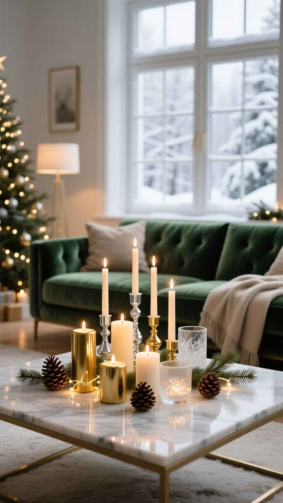 Sparkling Candle Arrangements