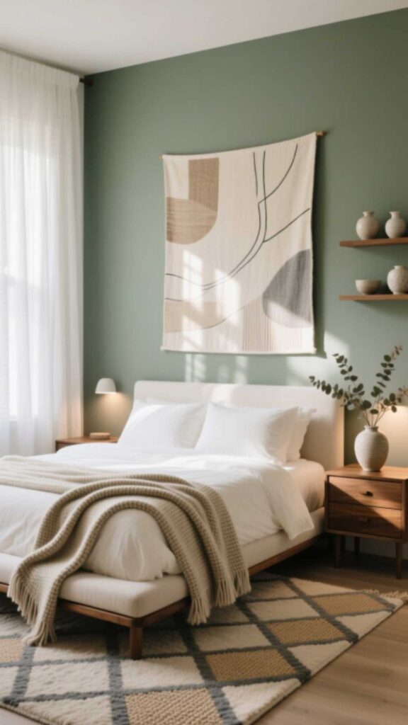 Neutral Bedroom with Soft Texture Layers