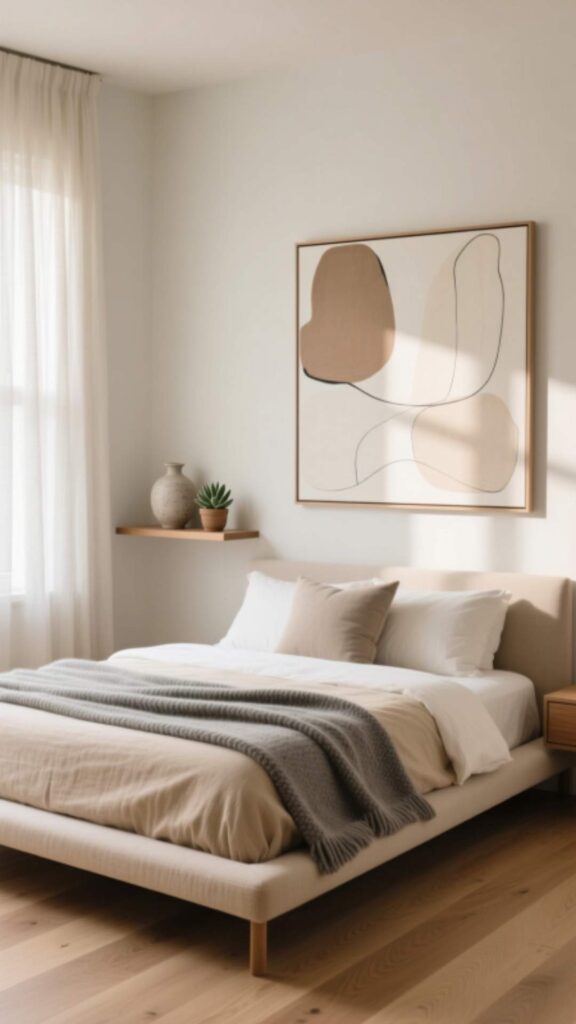 Minimalist Neutral Bedroom Design