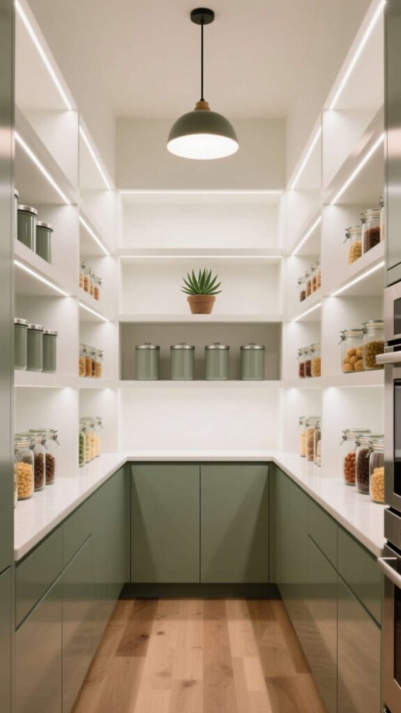 Floor-to-Ceiling Pantry Shelves