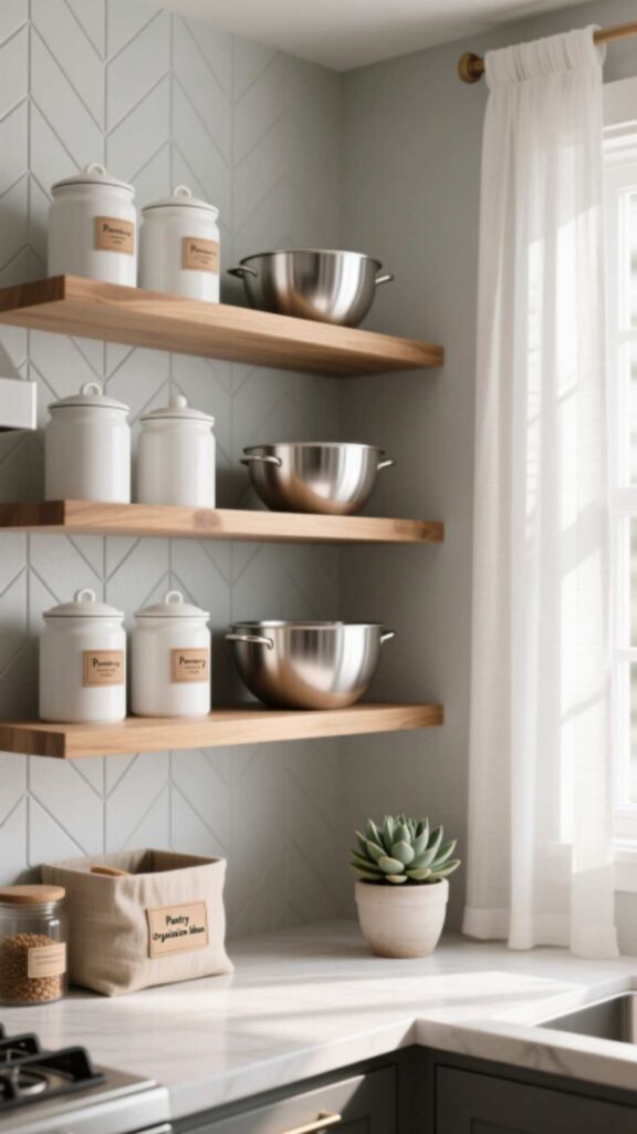 Separate Baking Supply Pantry Zone