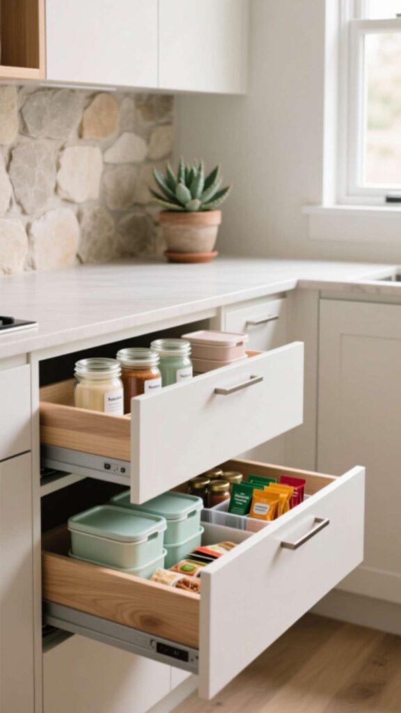Pull-Out Pantry Drawers
