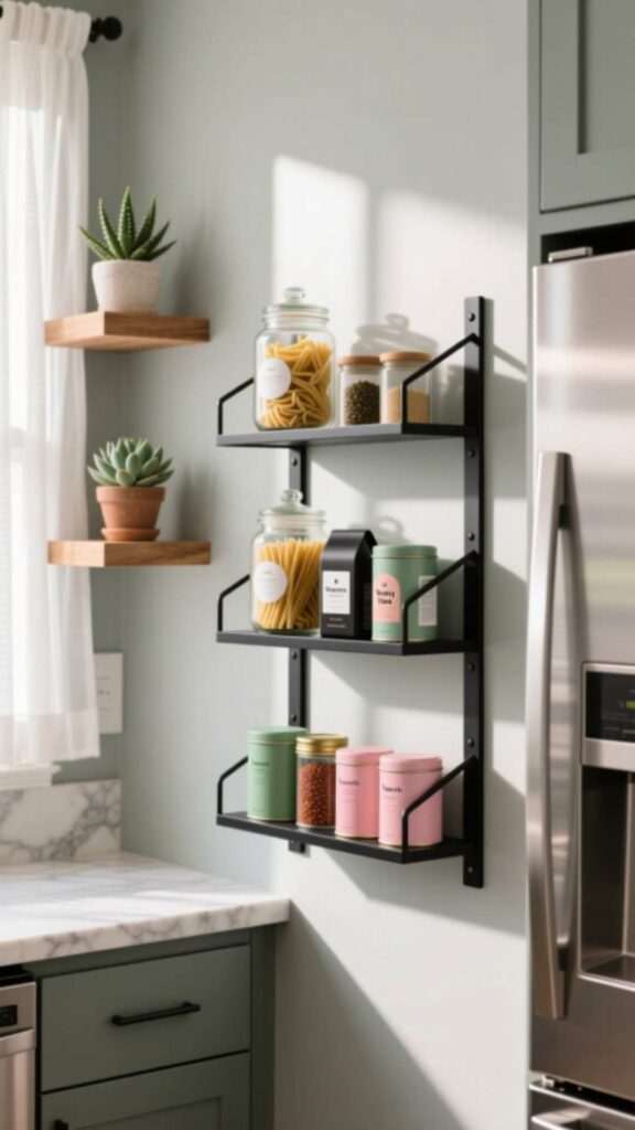 Door-Mounted Pantry Racks