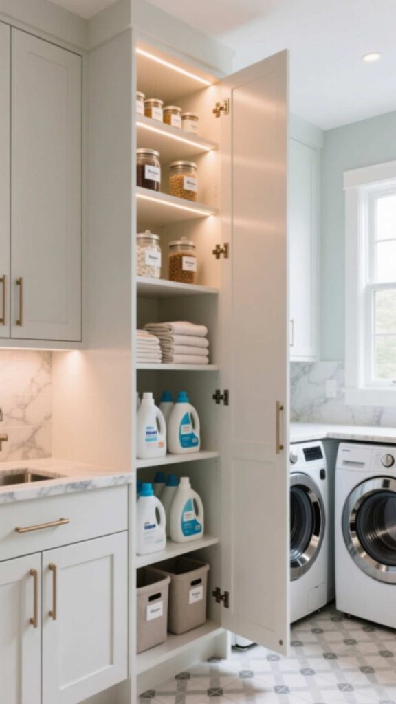 Tall Cabinet Pantry Design