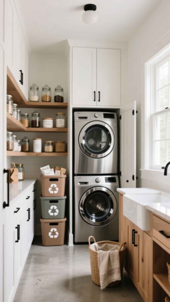 Pantry with Recycling Storage
