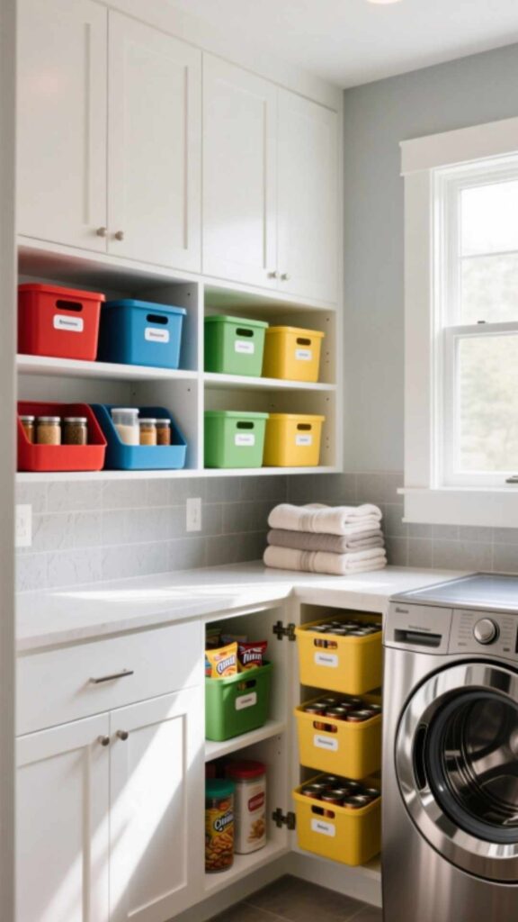 Pantry with Color Coding