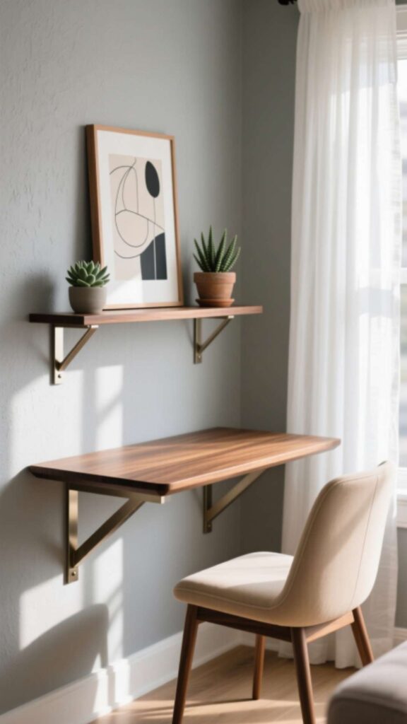 Opt for a Wall-Mounted Table