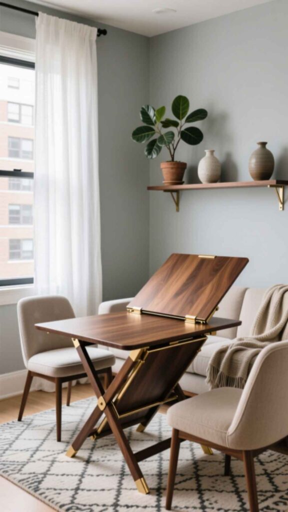 Use a Foldable Dining Table