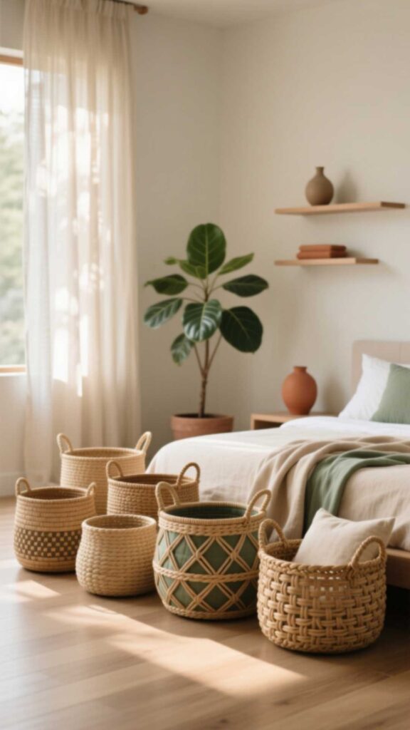 Woven Baskets for Storage