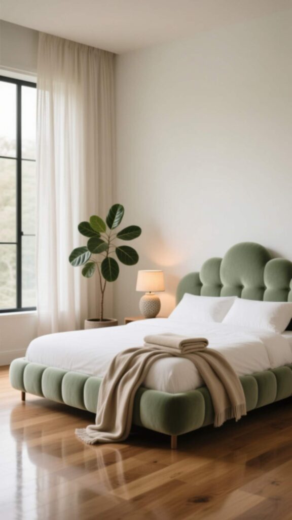 Soft Upholstered Bed Frame