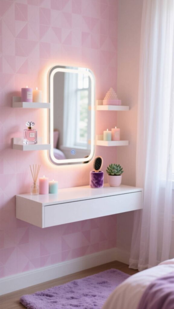 Mirror Wall or Vanity Area