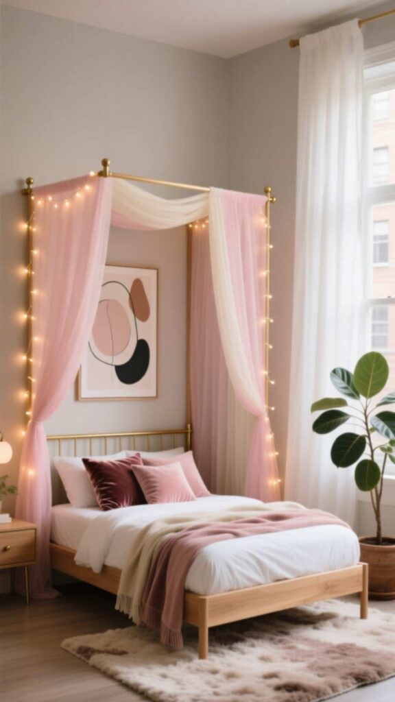 Aesthetic Bed Canopy