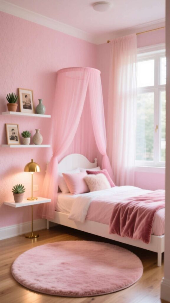 Pink Aesthetic Bedroom