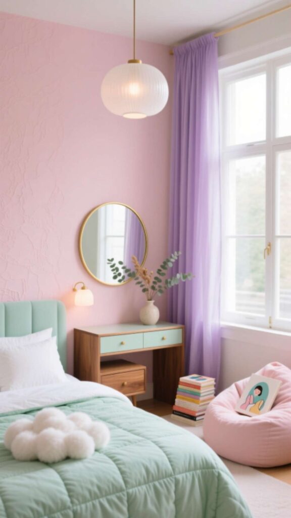 Soft Pastel Bedroom Style