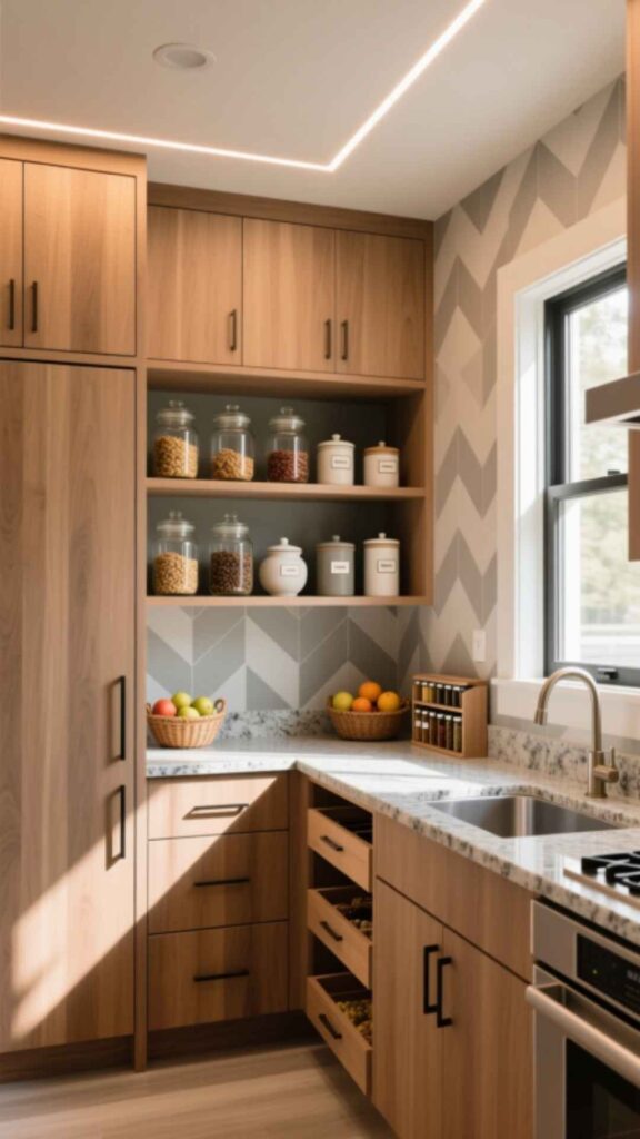 Walk-In Pantry with Counter Space