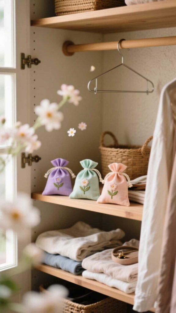 Add Fragrance Sachets for a Fresh Wardrobe