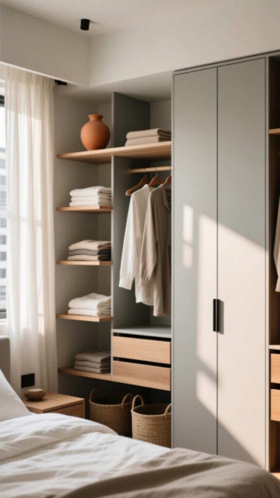 Mix Open and Closed Storage for Balance