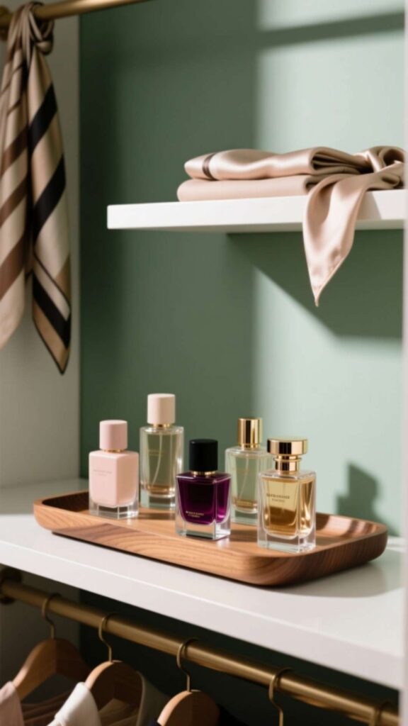 Display a Perfume Tray for a Chic Touch