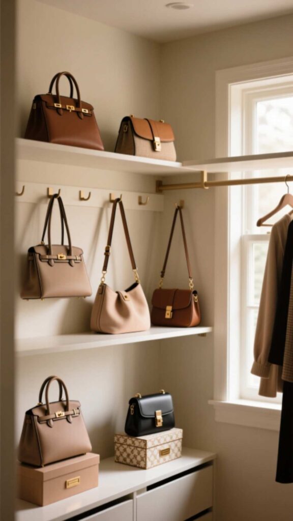Display Your Favorite Bags Like Decor Pieces
