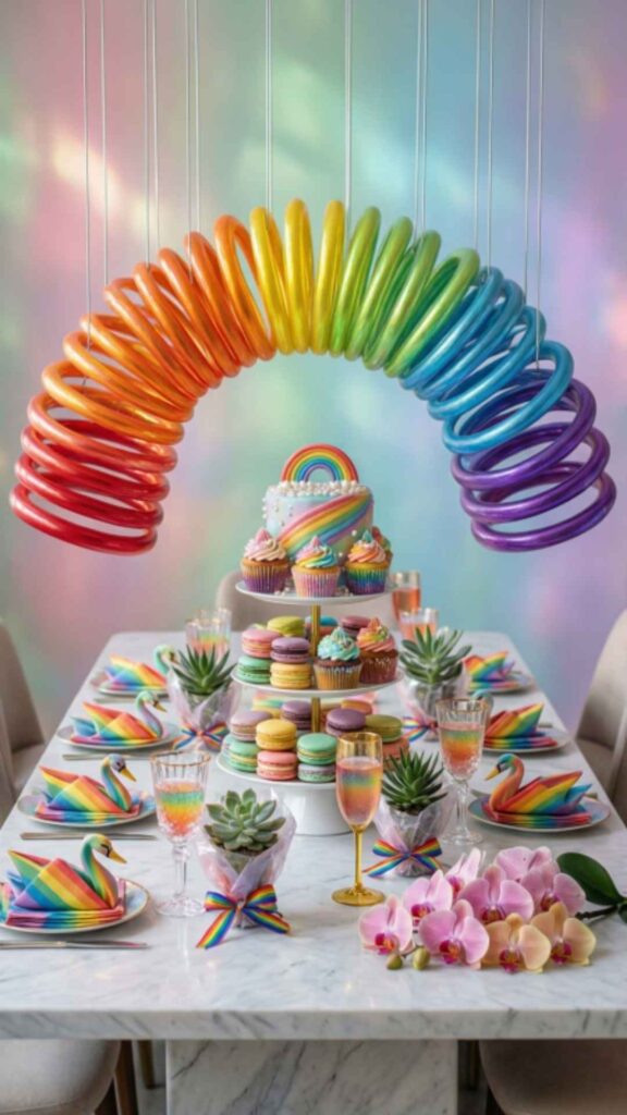 Rainbow Theme Party