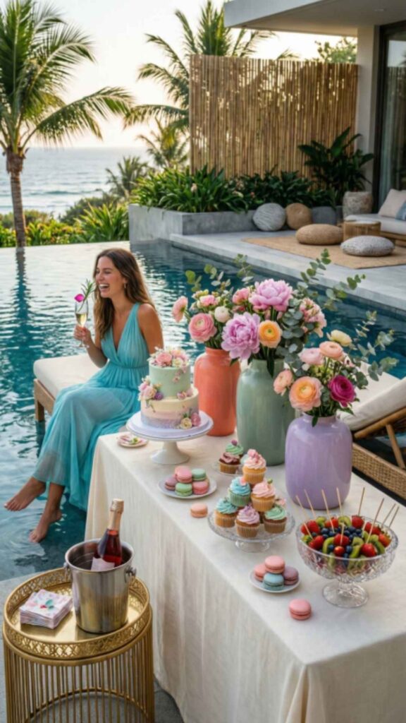 Poolside Birthday Party