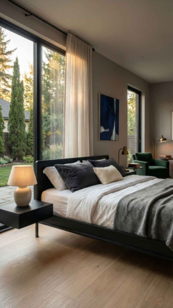 Open Concept Bedroom Space