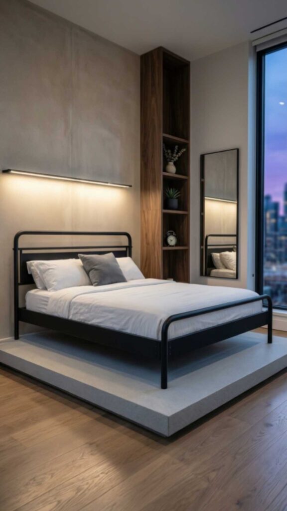 Minimal Storage Bedroom