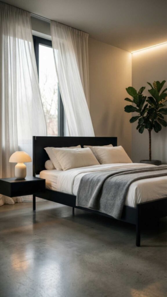 Minimal Modern Bedroom Look