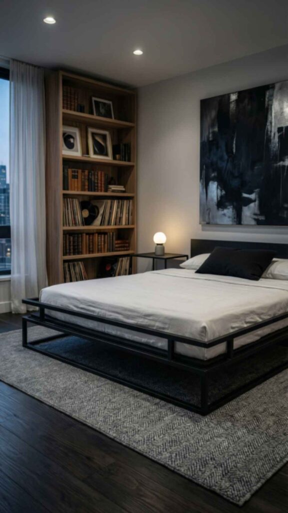 Masculine Bedroom Layout