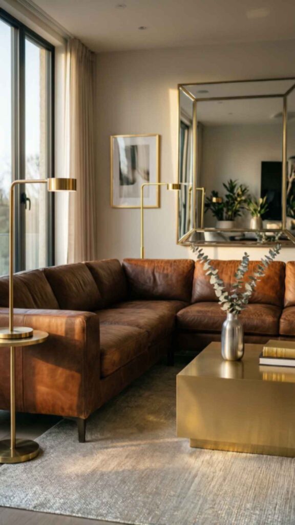 Metallic Accents for Subtle Shine