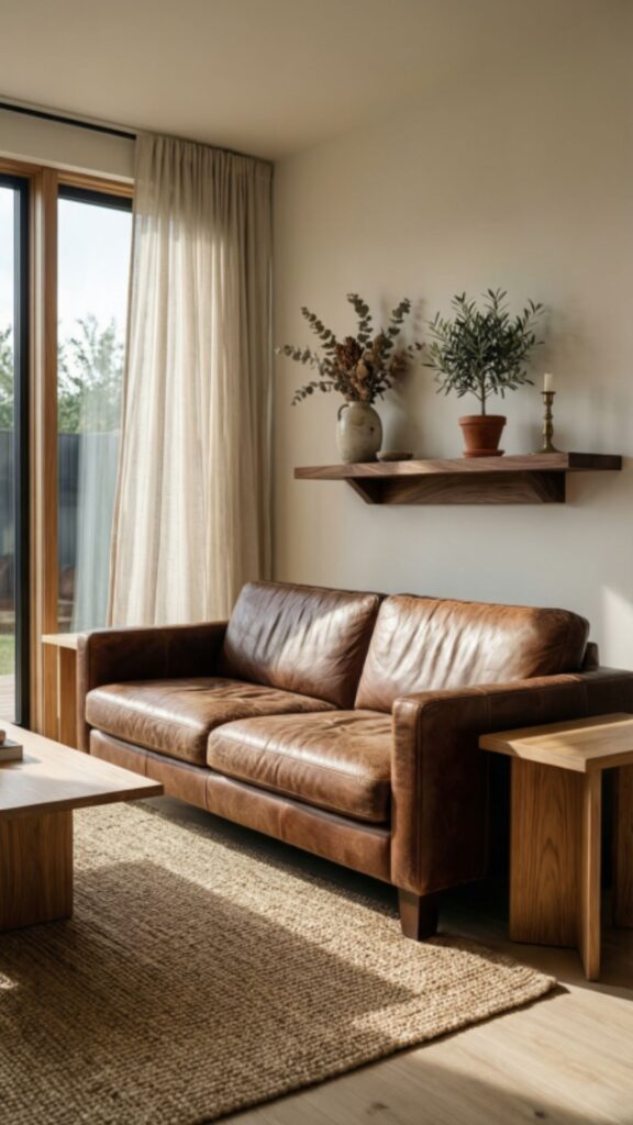 Use Wood Accents for Natural Harmony