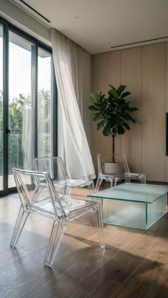 Transparent Chairs for a Modern Look