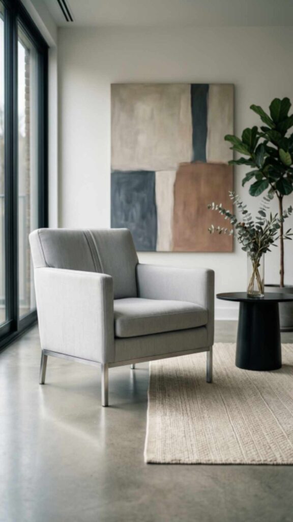 Armless Chairs for Clean Design