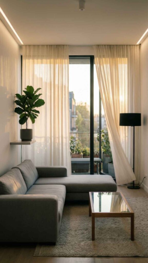 Use Light Curtains or Blinds