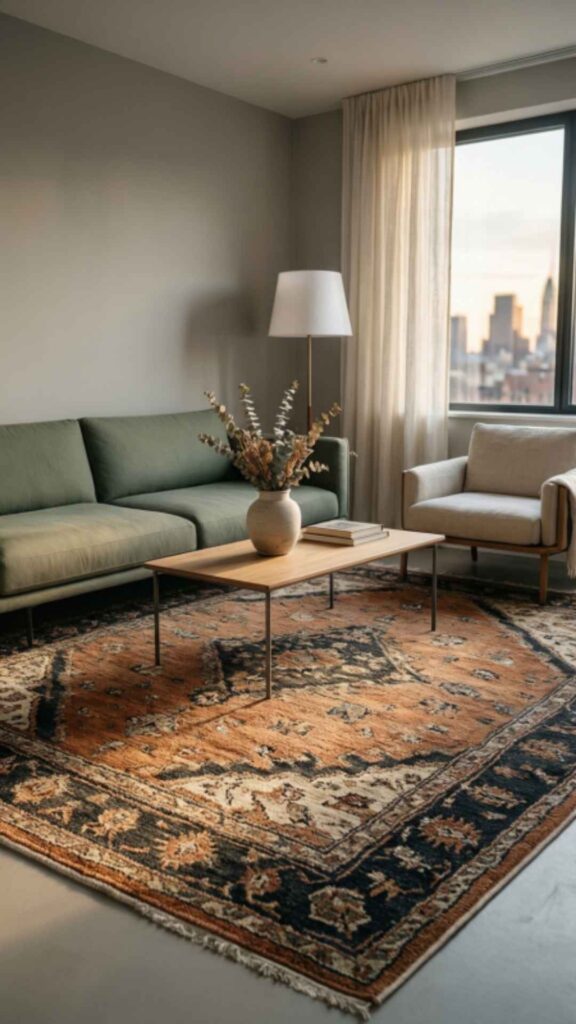 Use Area Rugs to Define Space