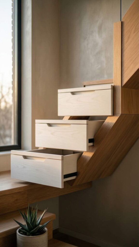 Staircase Storage Drawers