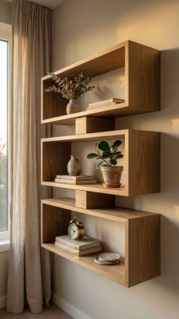 Wall Mounted Box Shelves