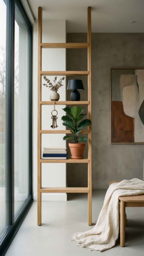 Ladder Shelf Storage
