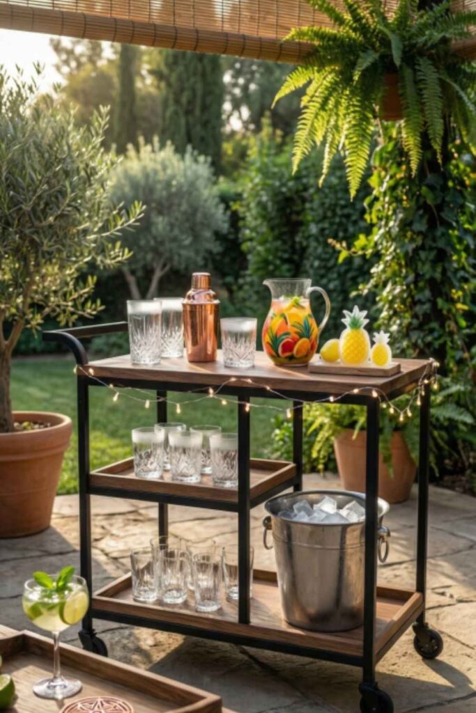 Add a Backyard Bar or Drink Station