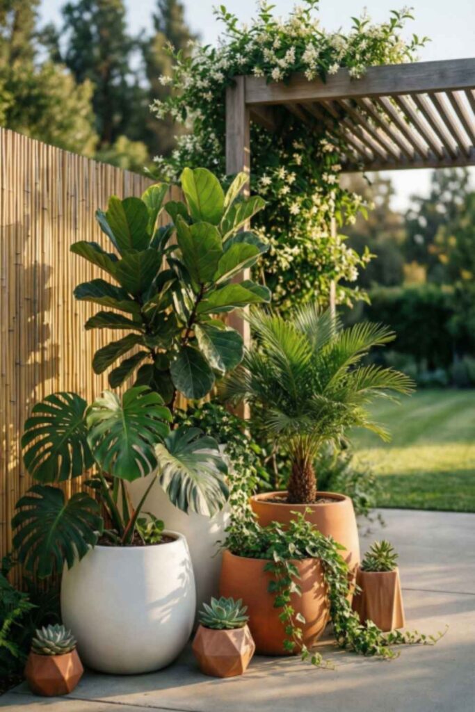 Decorate with Potted Plants and Greenery